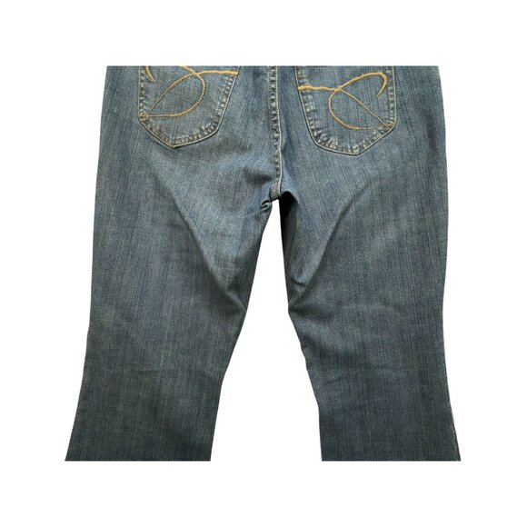 Chicos Platinum Womens Denim Bootcut Jeans Size 1 Reg Cotton/Spandex - Picture 10 of 11